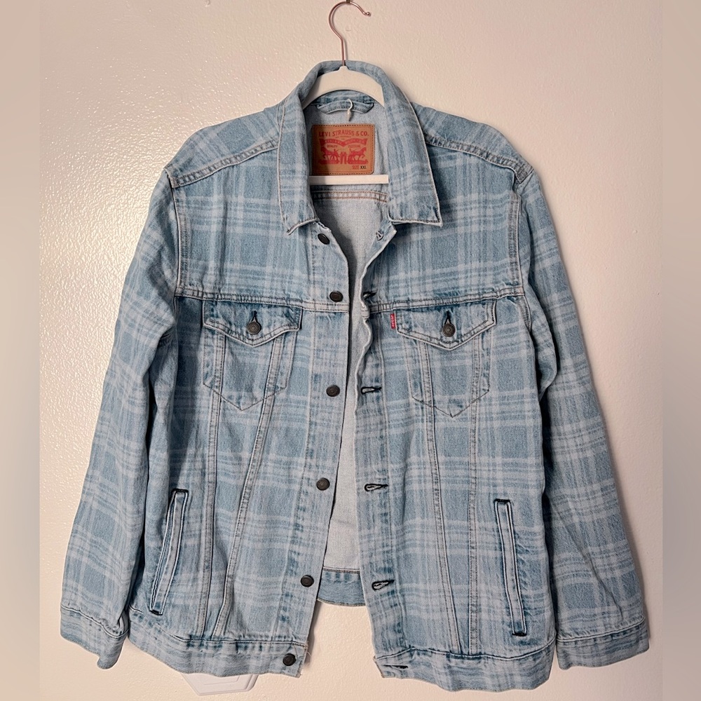 Levi’s Vintage Plaid Jean Jacket